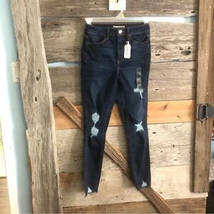 SO Goods For Life NWT Size 3/26W Dark Wash Super High Rise Jegging